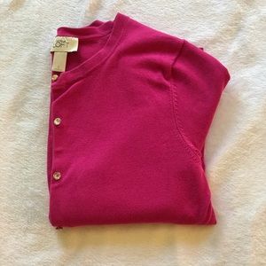 Loft pink cardigan